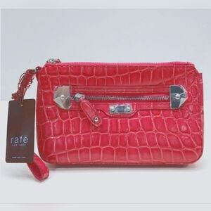 Rafe New York Hot Pink Wristlet